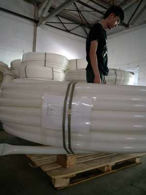 要出口的PE穿線管是如何包裝的,學到了。